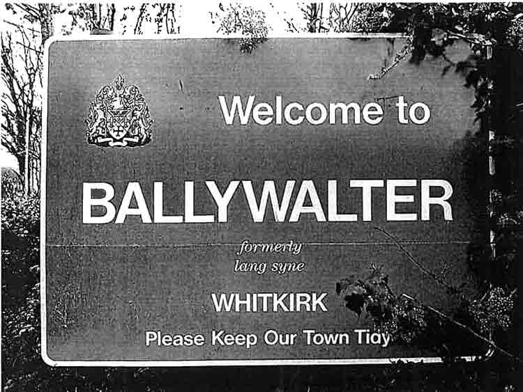 Ballywalter signpost