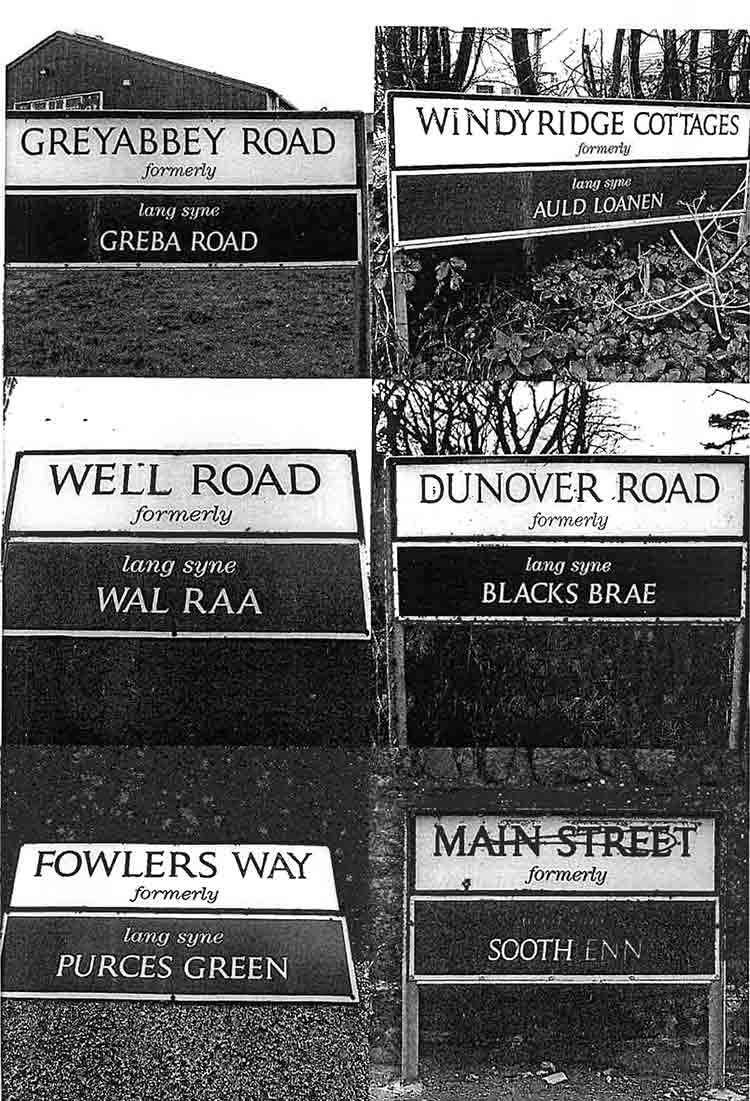 Ulster-Scots road signs